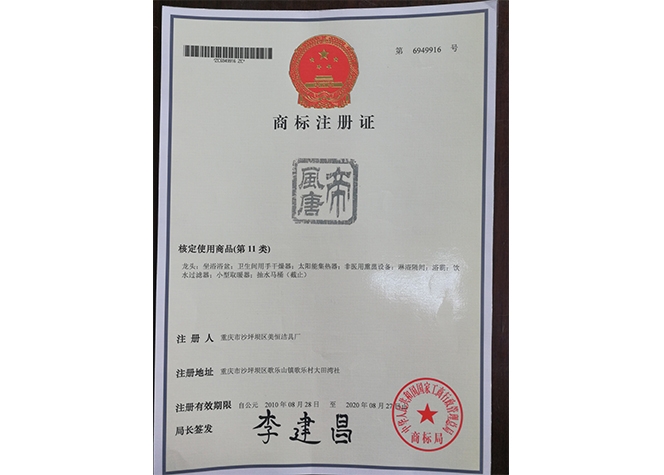 豆奶视频最新官网商标注册证书